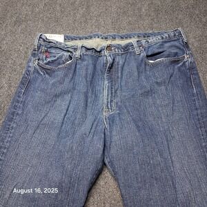 Red Kap John Deere Denim Jeans Mens Size 34 x 37 Blue‎ Work Pants